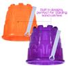 ArtCreativity 6" Beach Sand Castle Buckets and Shovels Set  12 Pails Buckets and 12 Shovels with Sand Castle Building Toys  Fun Summer Beach Toys for Boys and Girls view 4
