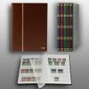Prophila Small Stamp Album (New) 16 White Sides, Brown Cover view 2
