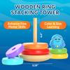 CoolToys Stack n Sort Toddler and Baby Learning Toys Set - 3 Fine Motor Skills Educational Toys for Toddlers, Wooden Stacking Rings, Stacking & Nesting Cups, Wooden Baby Puzzle, Ocean Theme view 4