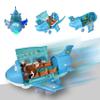 Kidsthrill Kids Airplane Toy with Bump & Go Technology, Flashing Lights, Music & Sounds - Toys for Boys & Girls 3-12 view 1
