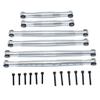 GPM Racing Aluminium Suspension Links Set Silver : Axial 1/24 SCX24 Deadbolt view 1