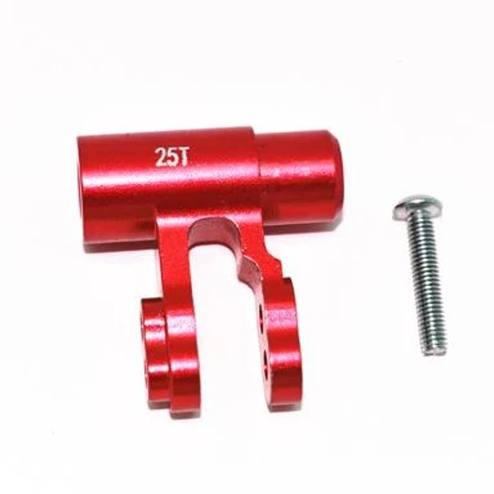 GPM Racing Aluminum Standard 25T Servo Horn Red : X_M_A_X_X