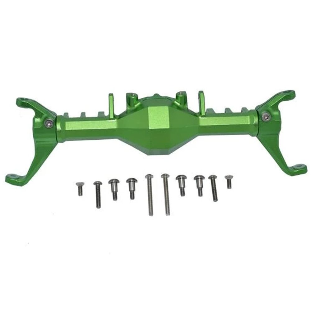 GPM Racing Aluminum Front Gear Box Green : Axial Capra 1.9 UTB