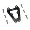 GPM Racing Aluminum Front Bumper Support Frame Black : Losi Lasernut U4 view 1