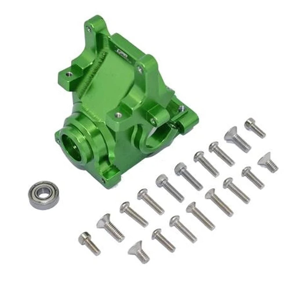 GPM Aluminum Front/Rear Gear Box Without Carrier Green : 1/8 KRATON/Talion
