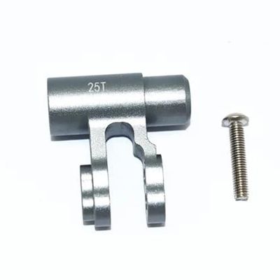 GPM Racing Aluminum Standard 25T Servo Horn Grey : X_M_A_X_X