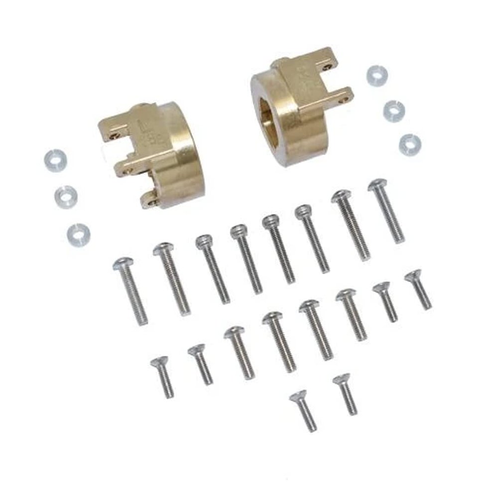 TRAXXAS TRX4 TRAIL CRAWLER Brass Rear Gear Box Mounts (Multiple Positioning Holes) - 28pc set - GPM TRX4013CAX [TRX4013CAX]