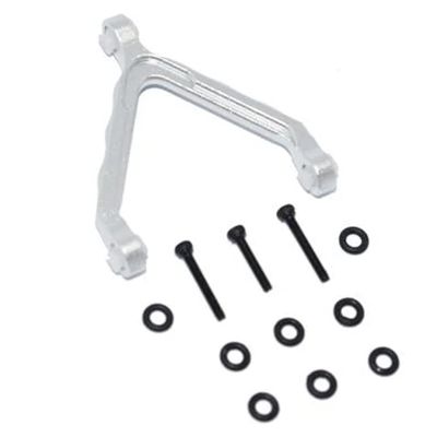 GPM Racing Aluminum Front Upper Link Mount Silver : Axial 1/24 SCX24 Deadbolt