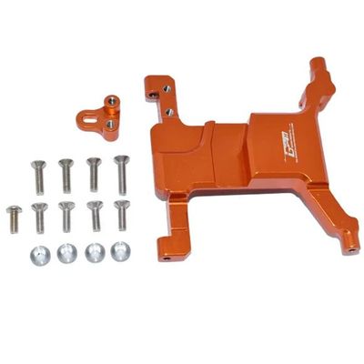 GPM Racing Aluminum Servo Mount Orange : Axial 1:10 SCX10 III/Gladiator