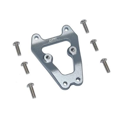 GPM Racing Aluminum Front Bumper Support Frame Grey : Losi Lasernut U4