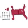 GPM Racing Aluminum Servo Mount Red : Axial 1:10 SCX10 III/Gladiator view 1