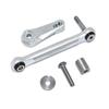 GPM Racing Aluminum Tie Rod + 25T Servo Horn Silver : Losi Lasernut U4 view 1
