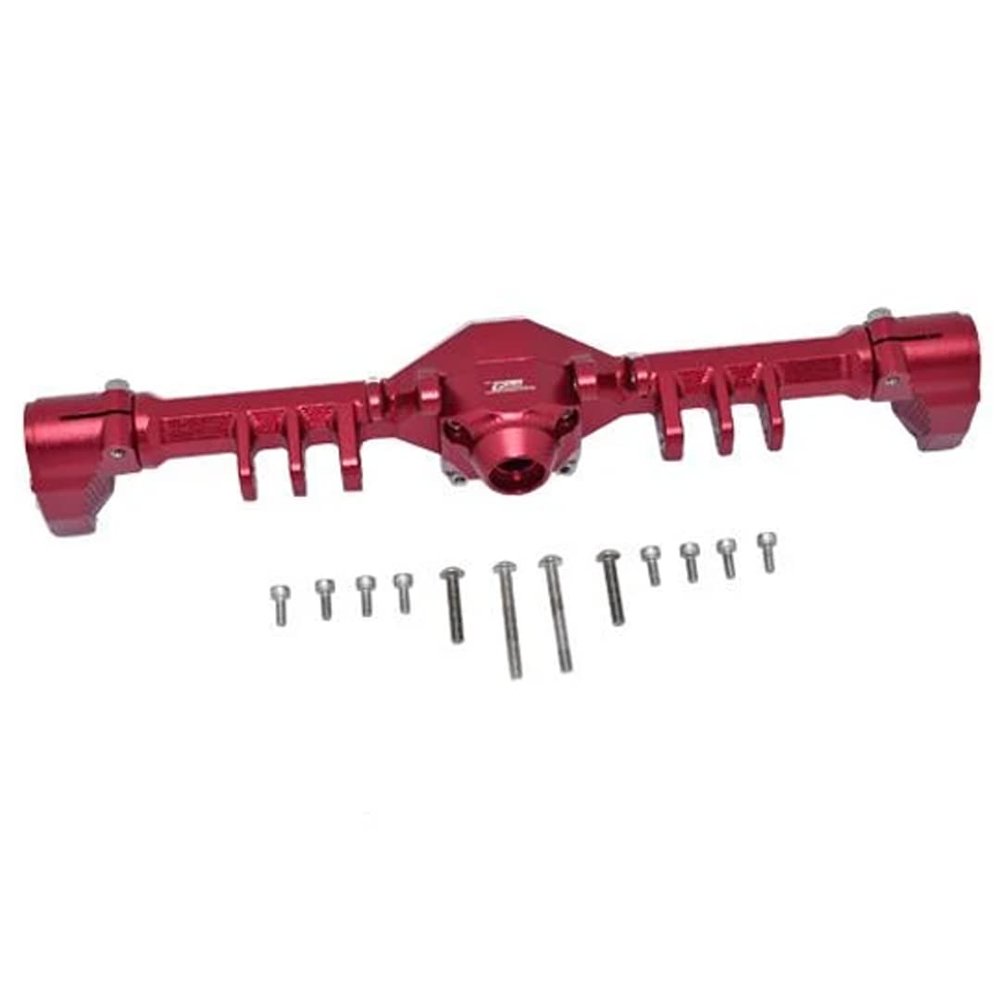 GPM Racing Aluminum Rear Gear Box Red : Axial Capra 1.9 UTB