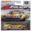 Hot Wheels '69 Corvette Racer - Car Culture Redliners 5/5 Yellow view 1