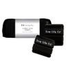 Fitlosophy FAW-24439 Adjustable 1-Pound Ankle and Wrist Weights for Home Workouts, Black, 2pcs view 1
