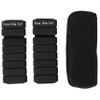 Fitlosophy FAW-24439 Adjustable 1-Pound Ankle and Wrist Weights for Home Workouts, Black, 2pcs view 4