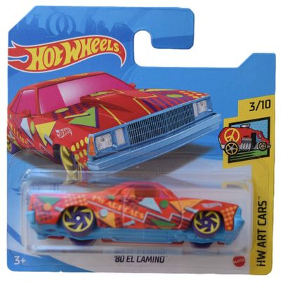 Hot Wheels '80 El Camino, Art Cars 3/10 [Short Card]