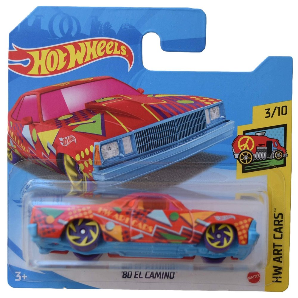 Hot Wheels '80 El Camino, Art Cars 3/10 [Short Card]