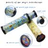 Xeehwb 2 Pack Classic Kaleidoscope Toy,Magic Rotating Kaleidoscope,Stretchable Long World Kaleidoscope,Educational Toy Kaleidoscope for Children Gifts view 3