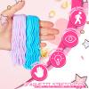 Civaner 6 Pieces Sensory Spaghetti Stretchy Toy Stretchy Pasta Toy Ramen Fidget Strings for Stress Relieve Gifts Early Education Birthday Valentine's Day Holiday Party Gifts(Multicolor) view 4