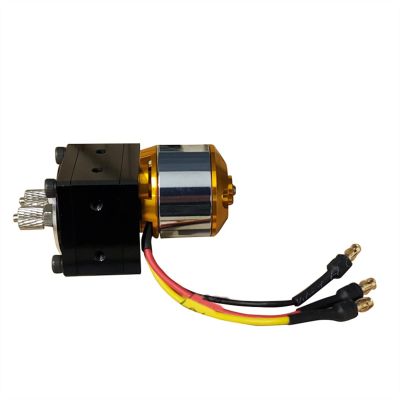 DAPENGNIAO for Mini RC Hydraulic Gear Pump Excavator Dump Truck Brushless Hydraulic Oil Pump with Brushless Motor Accessories (Color : Brushless Gear Pump)