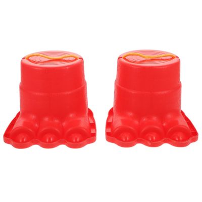 Kisangel Kids Stilts Toy Outdoor Balance Training Plaything for Children Ages 4-12 Lightweight Plastic Sensory Coordination Game Props 6.10X5.51X4.33In