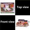 Montidey DIY Miniature Dollhouse Kit Chinese Style Courtyard Puzzle Handcrafts Toys Creative Room with Furniture Birthday Gifts for Friend view 2