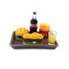 20Pcs Miniature Laptop Computer Tablet Toy Phone Pad and Hamburger Fries Cola Fast Food Cake Coffee Juice Fits Barbie Doll Accessories Scale Dollhouse Playsets Girl Mini Drink Food Party view 3