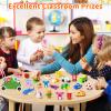 70 Pack Animal Erasers for Kids Bulk Desk Pets Classroom Prizes Treasure Box Toys for Classroom Supplies, 3D Puzzle Mini Erasers Pencil Eraser Back to School Supplies for Kids Party Favors (Random) view 3