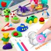 70 Pack Animal Erasers for Kids Bulk Desk Pets Classroom Prizes Treasure Box Toys for Classroom Supplies, 3D Puzzle Mini Erasers Pencil Eraser Back to School Supplies for Kids Party Favors (Random) view 4