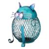 Kavolet Cat Piggy Bank for Kids, Cat Shaped Metal Coin Box, Coin Money Bank, Handwork Handicrafts Ornament, Brown view 2