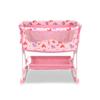 ANIVIA Doll Bed Furniture 2 Function Toy Doll Swings Together for 18 inches Baby Dolls, Baby Doll Crib with Bottom view 1