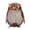 Kavolet Piggy Bank for Adults, Owl Shaped Metal Coin Box, Coin Money Bank, Handwork Handicrafts Ornament Home Decor Metal Sculpture view 1