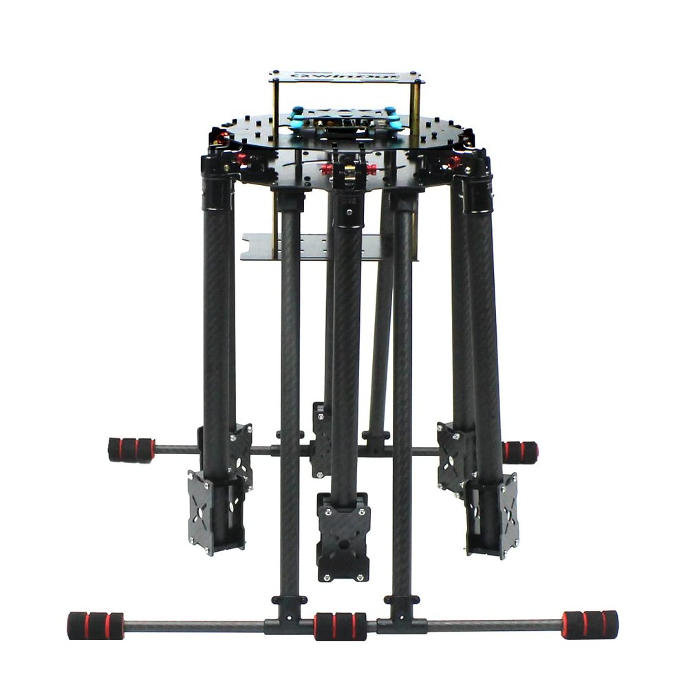 QWinOut T850 6-Axle Carbon Fiber Frame 850mm Un-Assembly Airframe Kit for DIY RC Quadcopter