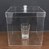 SUMAG Organic Glass Box for Self Explosion Glass Magic Tricks Glass Breaking Magic Magician Stage Illusions Mentalism Gimmicks Props view 1