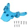 Dilwe RC Front Bulkhead, Aluminum Alloy Truck Front Bulkhead Car Model Accessories Compatible for LOSI 1/18 Mini T 2.0 2WD, Racing Aluminum CNC Machined Aluminum Front Bulkhead RC Accessories(Blue) view 1