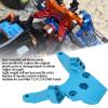 Dilwe RC Front Bulkhead, Aluminum Alloy Truck Front Bulkhead Car Model Accessories Compatible for LOSI 1/18 Mini T 2.0 2WD, Racing Aluminum CNC Machined Aluminum Front Bulkhead RC Accessories(Blue) view 2