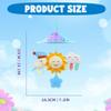 Baby pram Mobile Toys, Stroller Toys with Soft Rattle for 0 Months+ (Sky) view 4