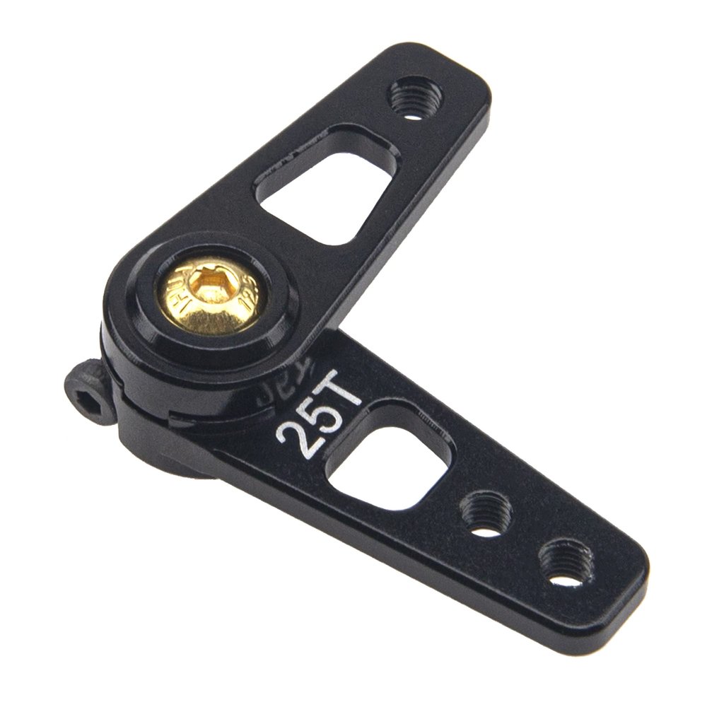 1Pcs Vgoohobby Metal 25T Servo Horn Adjustable 25 Teeth Steering Servo Arm Server Compatible with Axial SCX10 90046 Recat HSP Traxxas TRX-4 1/10 RC Crawler Car Airplane Boat