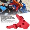 Dilwe RC Front Bulkhead, Aluminum Alloy Truck Front Bulkhead Car Model Accessories Compatible for LOSI 1/18 Mini T 2.0 2WD, Auminum Alloy CNC Upgrade Parts Front Bulkhead Mount Set(red) view 2