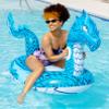 Monsoon [Dragon] Inflatable Pool Floats for Adults Large Ride-On Swimming Pool Float Floatie with Handles - Blue view 3