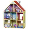 Peppa Pig Wooden Deluxe Playhouse, 8 Rooms, Includes 2 Fun Figures and 29 Accessories, Made of Responsibly Sourced Wood, for Ages 3 and Up (Amazon Exclusive) view 1