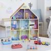 Peppa Pig Wooden Deluxe Playhouse, 8 Rooms, Includes 2 Fun Figures and 29 Accessories, Made of Responsibly Sourced Wood, for Ages 3 and Up (Amazon Exclusive) view 2
