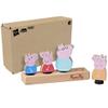 Peppa Pig Toys Wooden Family Figures Made from Responsibly Sourced Wood for 2 Year Old Girls and Boys and Up (Amazon Exclusive) view 2