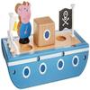 Peppa Pig Wooden Boat, Includes George Pig Figure, Made of Responsibly Sourced Wood, for Ages 2 and Up (Amazon Exclusive) view 1