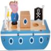 Peppa Pig Wooden Boat, Includes George Pig Figure, Made of Responsibly Sourced Wood, for Ages 2 and Up (Amazon Exclusive) view 2
