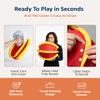 Nurture Smart Rib-It-Ball Ribbed Crinkle Texture, Bright Colors Easy-to-Grip. Designed for Babies, Toddlers & Pre-Schoolers Motor Skills Development & Sensory Play, Perfect view 4
