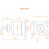 Spektrum Avian 8085-160Kv Outrunner Brushless Motor, SPMXAM4805 view 2