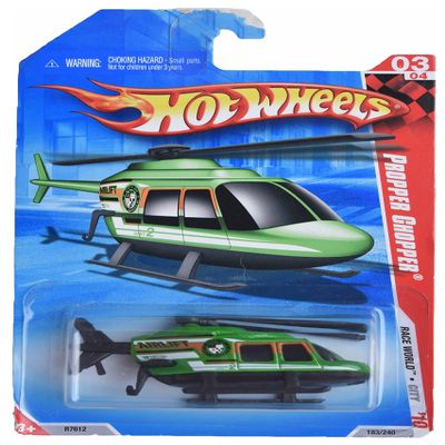 Hot Wheels Propper Chopper, [Green] 183/240 Race World City '10 3/4