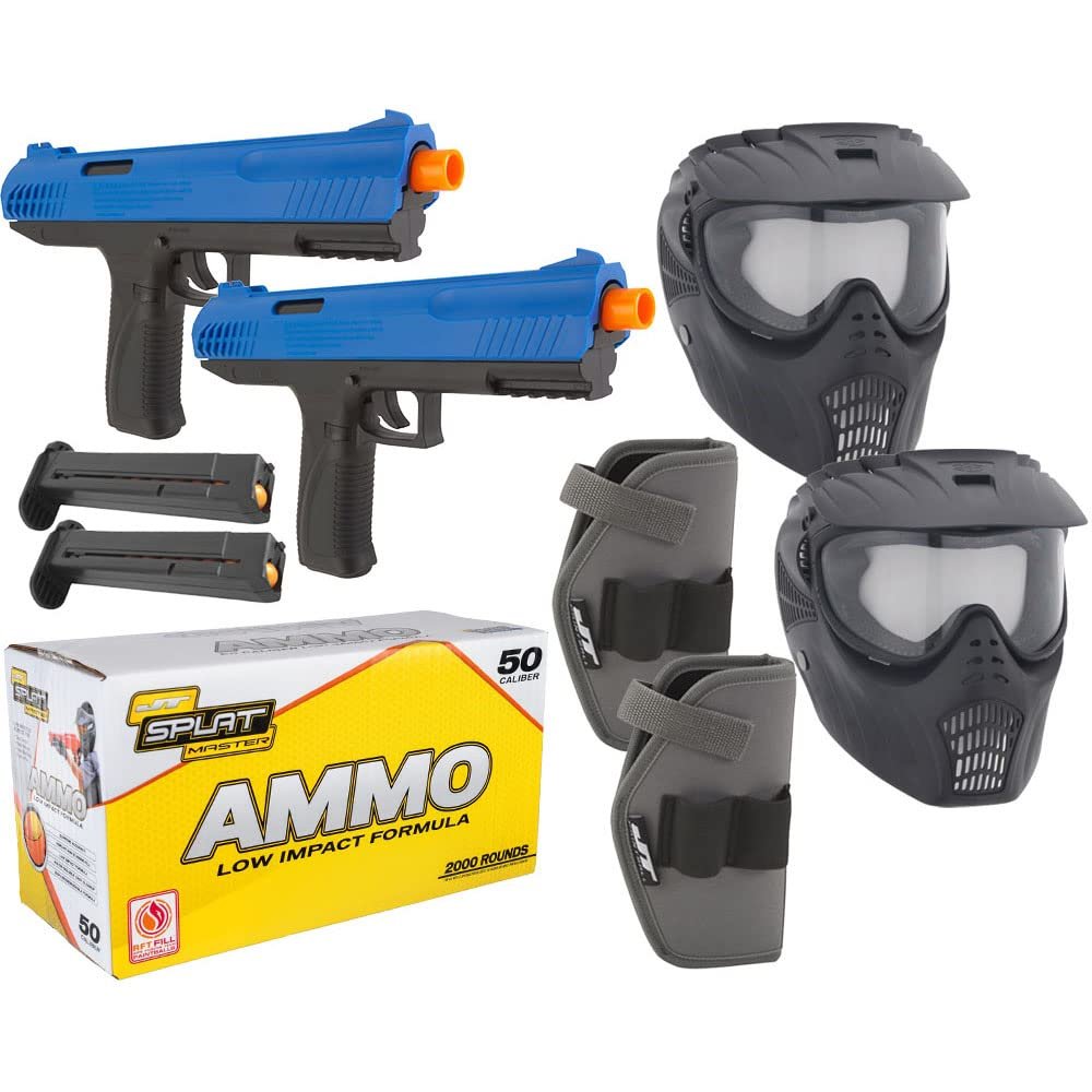 Action Village JT Splatmaster .50 Cal Z100 Pistol Sharpshooter Kit - Blue